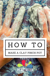 How to Make a Clay Pinch Pot with Preschoolers